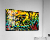 Serengeti Wild Cat 2 - Batik Panther Acrylic Print