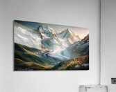 Whispering Summits - GIA2401-0241-PIN Acrylic Print