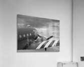Dakota C-47 Close Up in Mono Acrylic Print