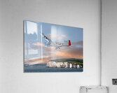 p-51 Over The White Cliffs Of Dover Acrylic Print