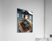 GIRL WITH THE DRAGON TATOO 3D Acrylic Print