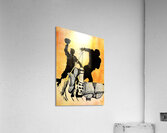 1950s sports art remix Acrylic Print