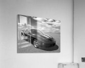 Pontiac Trans Am Ram Air in Black and White Acrylic Print