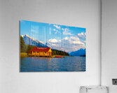 Maligne Boat House Acrylic Print