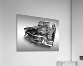 1955 Cadillac Black and White Acrylic Print