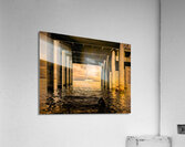 Lake Tahoe Under the Dock Sailboat Acrylic Print