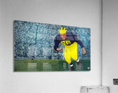 Vintage Michigan Wolverines Football Art Remix Acrylic Print