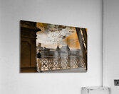 Woman On the Bridge Acrylic Print