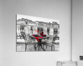 Romantic Cafe Table Acrylic Print