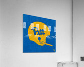 1984 Pitt Panthers Helmet Art Acrylic Print