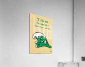 retro tulane throwback football art Acrylic Print