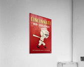 Cincinnati Red Stockings Art Acrylic Print