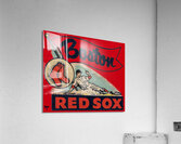 Vintage Boston Red Sox Art Remix Acrylic Print