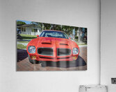 1970 Red Pontiac Firebird Ram Air Formula 400 X1 5 Acrylic Print