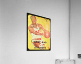 1959 Maryland vs. Georgetown Basketball Art Remix Acrylic Print