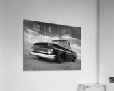 Early Sixties Chevy C10 in Black and White Acrylic Print