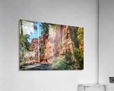 OAK CREEK CANYON ROADWAY Acrylic Print