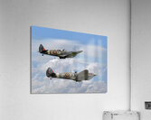 Spitfires Above the Clouds Acrylic Print