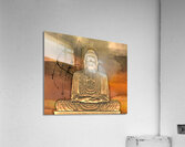 GOLDEN BUDDHA Acrylic Print
