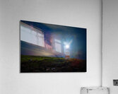 Milky Way over Brier Island Light Acrylic Print