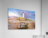 Framed Lighthouse Reflection Acrylic Print