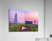 Cheti Camp Lighthouse Sunset Acrylic Print