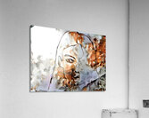brushstroke portrait Acrylic Print