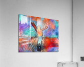 brushstroke celebration Acrylic Print