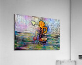 aqua celebration Acrylic Print