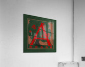 A is for Apple Acrylic Print