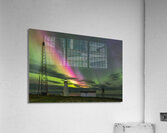 Aurora-Borealis_at_Enragee_Point_Lighthouse Acrylic Print