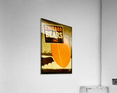 1942 Vintage Chicago Bears Art Viewfinder Remix Acrylic Print