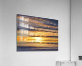 Golden Ocean Sunset Acrylic Print