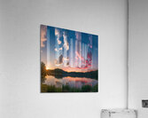 a panoramic photograph capturing the essence of a Acrylic Print