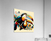  Nu Expressionism Acrylic Print