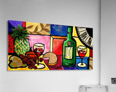 Still Life Fruit and Wine  Impression acrylique