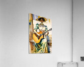 Woman With A Guitar Acrylic Print