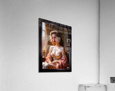 An Enchanting Victorian Beauty In Golden Sunset Lighting Mesmerizing AI Concept Art by Xzendor7 Impression acrylique