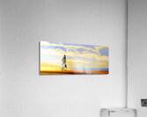 NUAGES LUMIERE ET CYCLISTE inspire du QUAI RAUBA CAPEU  NICE - CLOUDS  LIGHT AND CYCLIST  inspired by QUAI RAUBA CAPEU  NICE Acrylic Print