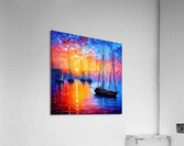  FishingAtSunrise onCanvas Acrylic Print