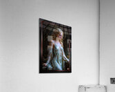 The Ethereal Beauty Dalmida In A Futuristic Lab Aboard A Retro Rocketship Captivating AI Concept Art by Xzendor7 Acrylic Print