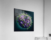 ai artist debra amerson plant artistry purple pla Acrylic Print
