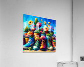 ai artist debra amerson plant artistry tennis sho Acrylic Print
