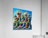 ai artist debra amerson sporty spice succulent sh Acrylic Print