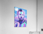 Messi Retro Poster Acrylic Print