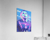 Kylian Mbappe Retro Poster Acrylic Print