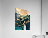 Mountain Waterfall  Acrylic Print