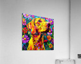 Pups Vote - Yellow Labrador Acrylic Print