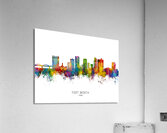 Fort Worth Texas Skyline Acrylic Print