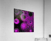 Abstract Dramatic Circular Forms Acrylic Print